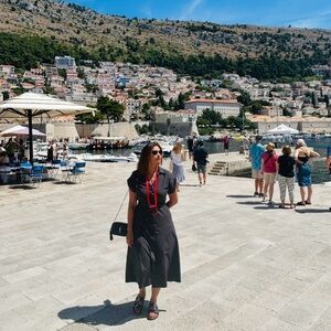 Brochu Walker Charcoal Button-Down Midi Dress